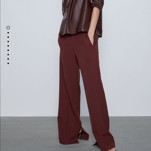 Zara pants with inside vents bloggers favorite - Picture 5 of 13